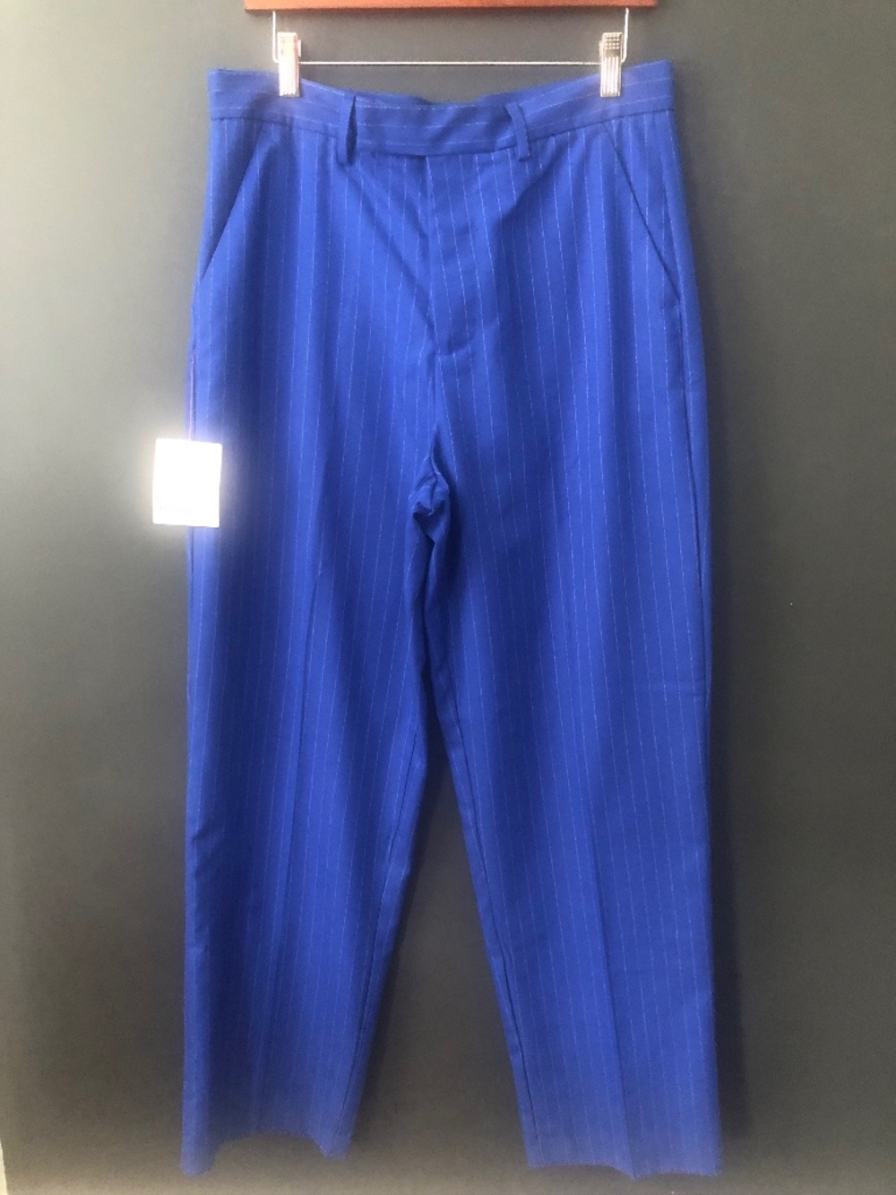 NWT Men’s blue pinstripe dress summer pants 32X32
